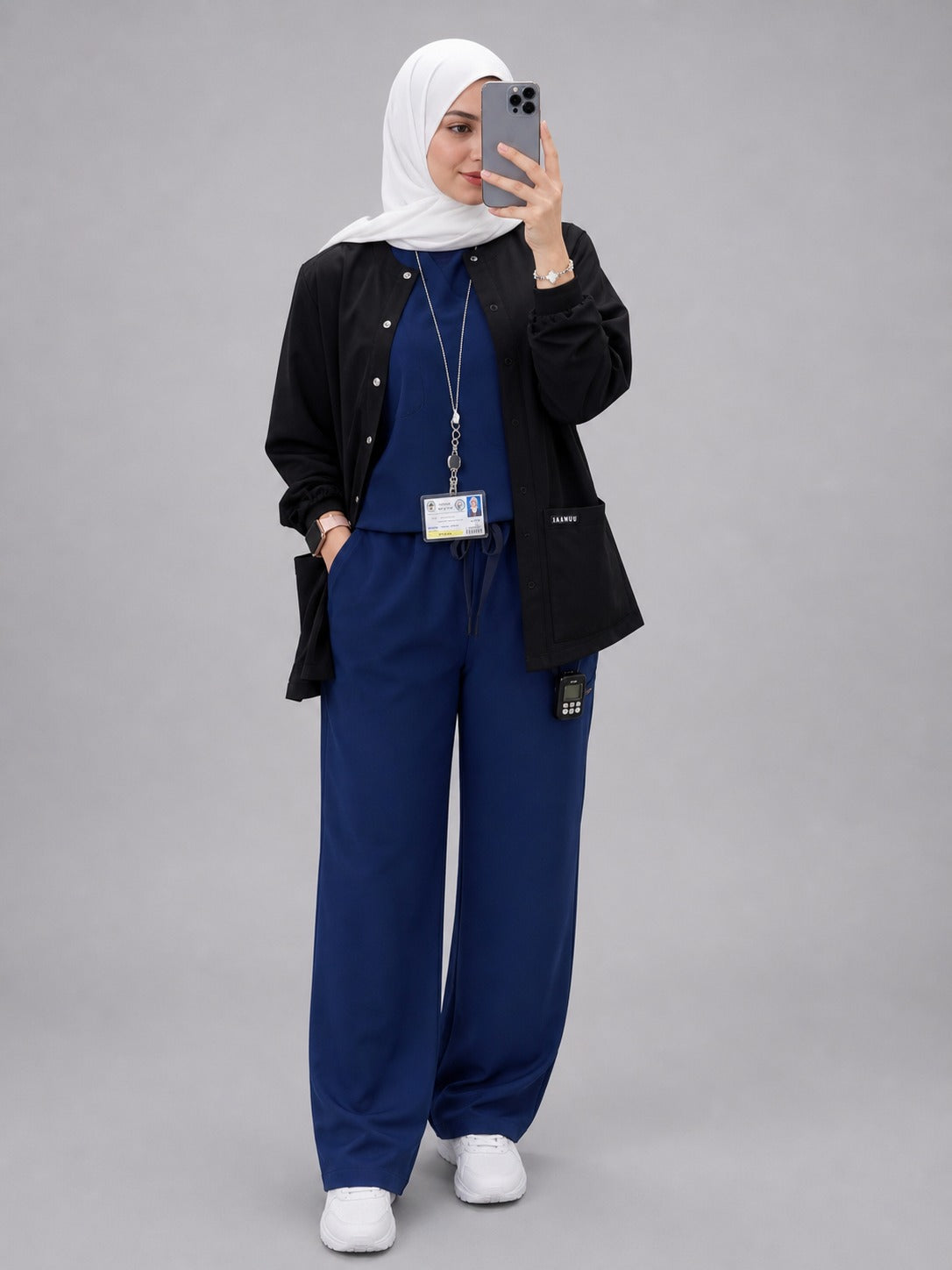 C. Medwear scrubs - serly wide fit - scrubs female ( Super soft )
