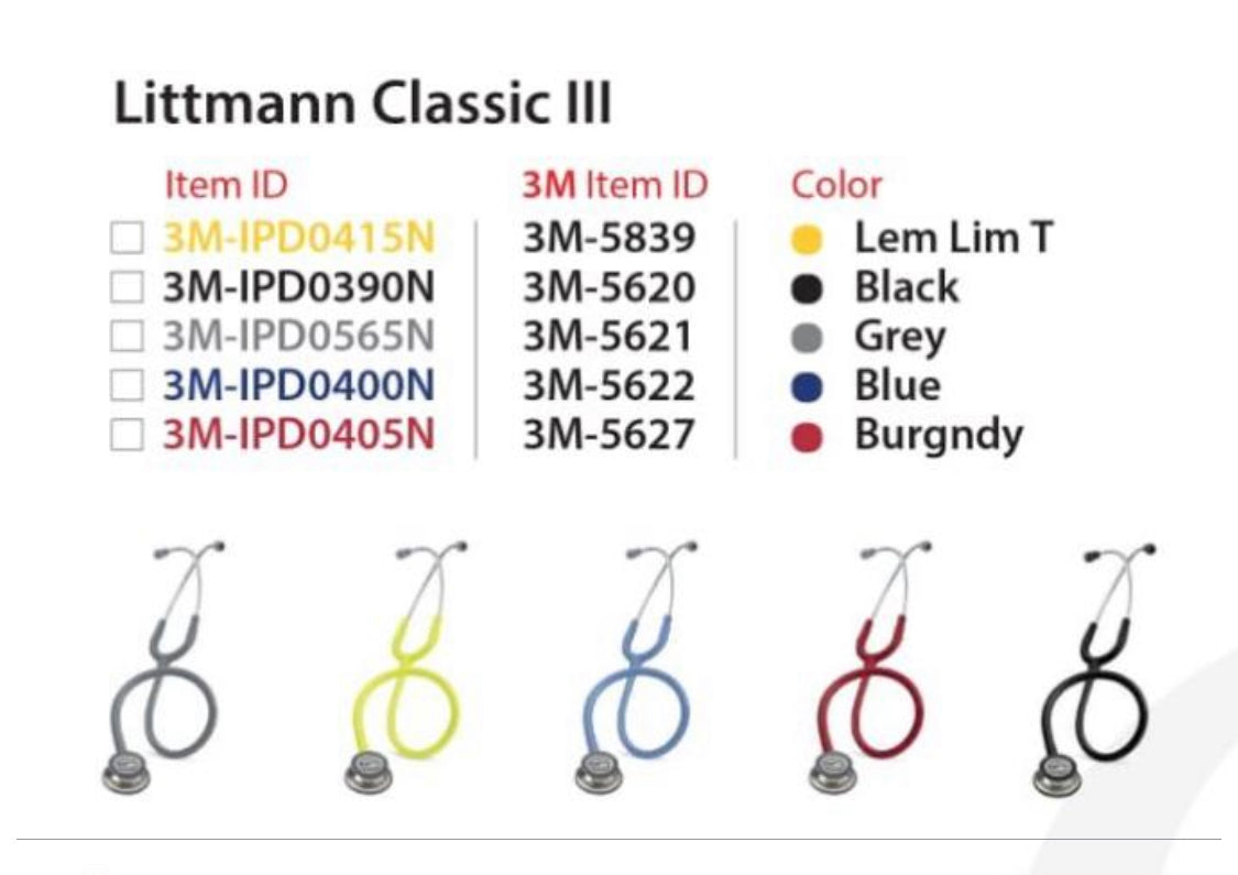 z. Litmann statoscope ( accessories )