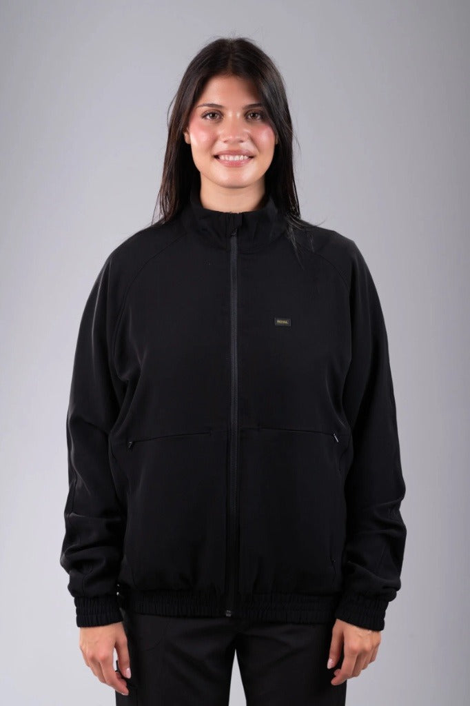 E. Royal scrubs jacket - unisex , male , female