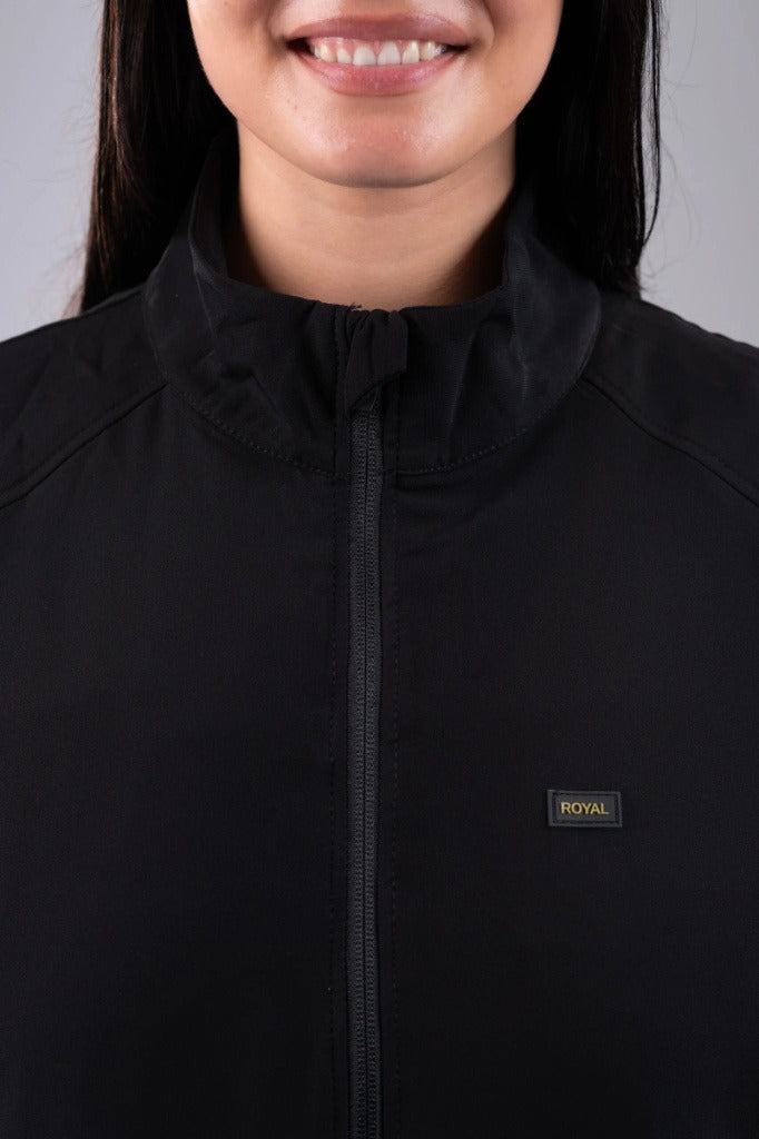E. Royal scrubs jacket - unisex , male , female