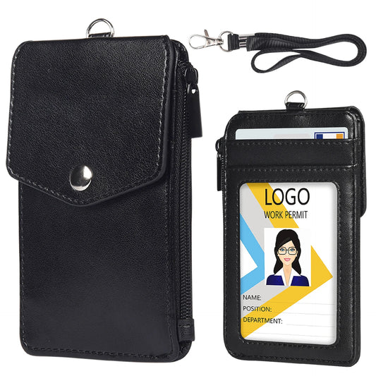 ID holder with zipper